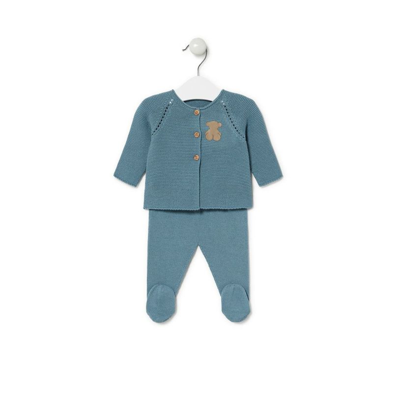 Kids & Baby TOUS  | Tricot Baby Outfit In Sky Blue